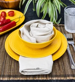 LUBIANA ORIENTAL | KY ŻÓŁTY | Serwis obiadowy 18/54 el | porcelana