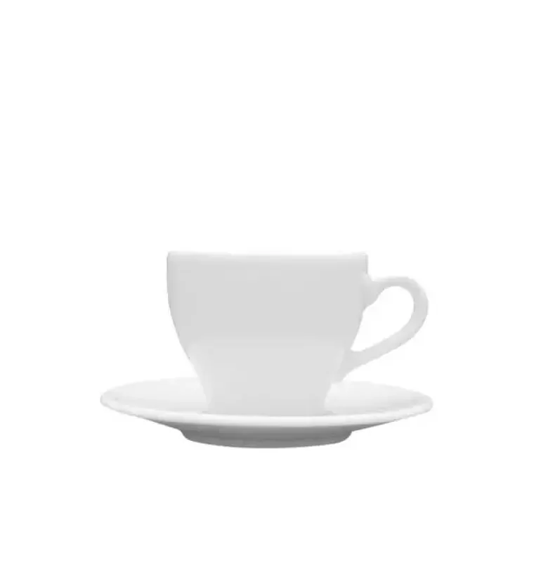 LUBIANA PAULA Komplet filiżanka do espresso 70 ml + spodek 12 cm / 12 os / 24 el