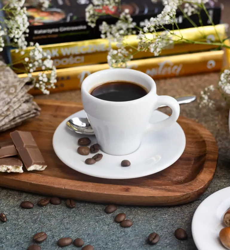 LUBIANA PAULA Komplet filiżanka do espresso 70 ml + spodek 12 cm / 12 os / 24 el