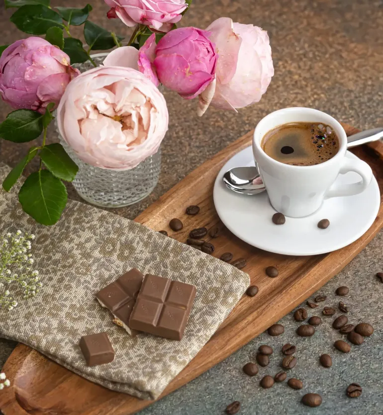 LUBIANA PAULA Komplet filiżanka do espresso 70 ml + spodek 12 cm / 6 os / 12 el / porcelana
