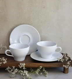 LUBIANA PAULA Komplet filiżanka 290 ml + spodek 17 cm / 6 os / 12 el