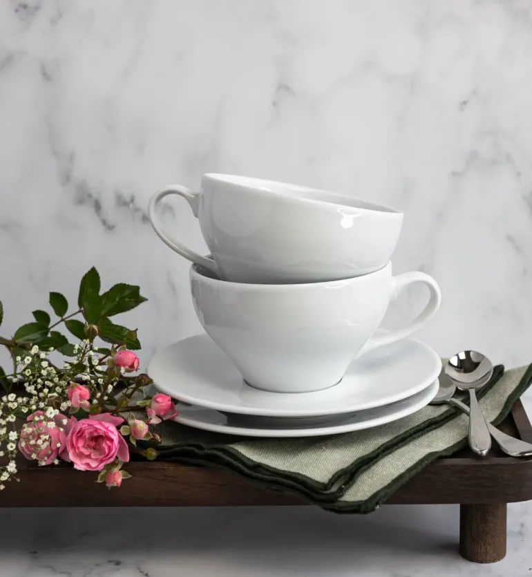 LUBIANA PAULA Komplet Filiżanka 300 ml + spodek 17 cm / 12 os / 24 el