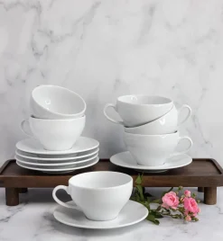 LUBIANA PAULA Komplet Filiżanka 300 ml + spodek 17 cm / 12 os / 24 el