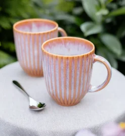 LUBIANA STONEWARE BLUSH | Kubek 350 ml | luz | kolor łososiowy