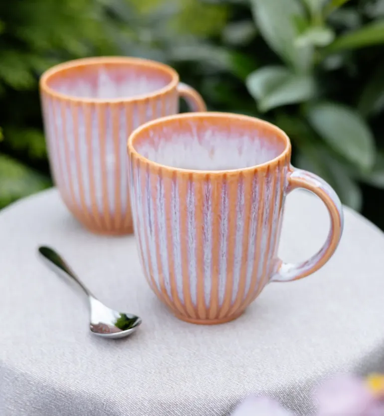 LUBIANA STONEWARE BLUSH | Kubek 350 ml | luz | kolor łososiowy