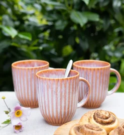 LUBIANA STONEWARE BLUSH | Kubek 350 ml | luz | kolor łososiowy