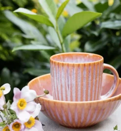 LUBIANA STONEWARE BLUSH | Kubek 350 ml | luz | kolor łososiowy