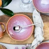 LUBIANA STONEWARE BLUSH | Salaterka 17 cm luz | kolor łososiowy