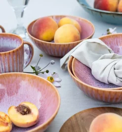 LUBIANA STONEWARE BLUSH | Salaterka 17 cm luz | kolor łososiowy