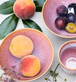 LUBIANA STONEWARE BLUSH | Salaterka 17 cm luz x 18 szt. | kolor łososiowy