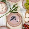 LUBIANA STONEWARE BLUSH | Talerz deserowy 21 cm | luz | kolor łososiowy