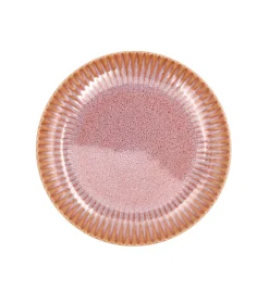 LUBIANA STONEWARE BLUSH | Talerz obiadowy 27 cm x 6 szt. | luz | kolor łososiowy