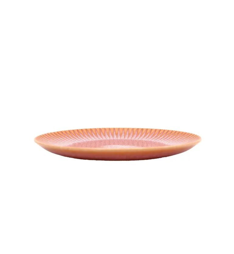 LUBIANA STONEWARE BLUSH | Talerz obiadowy 27 cm x 6 szt. | luz | kolor łososiowy