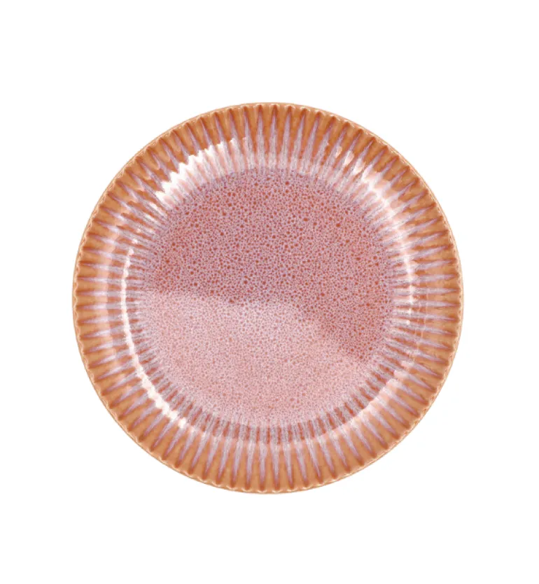 LUBIANA STONEWARE BLUSH | Talerz obiadowy 27 cm | luz | kolor łososiowy