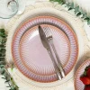LUBIANA STONEWARE CERAMIKA | BLUSH | Serwis obiadowy 54 elementy dla 18 osób | kolor łososiowy