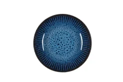LUBIANA STONEWARE CERAMIKA / COSMOS / 12x Talerz głęboki 22 cm / odcień niebieskiego