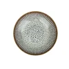 LUBIANA STONEWARE CERAMIKA / METEOR DESERT OPK / Serwis obiadowy 12 elementów dla 4 osób / odcień piaskowo-niebieski