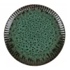 LUBIANA STONEWARE JADE ZIELONY / 12x Talerz obiadowy 27 cm / odcień zieleni
