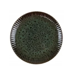 LUBIANA STONEWARE JADE ZIELONY OPK | Serwis obiadowy 12 elementów dla 4 osób | odcienie zieleni | ceramika