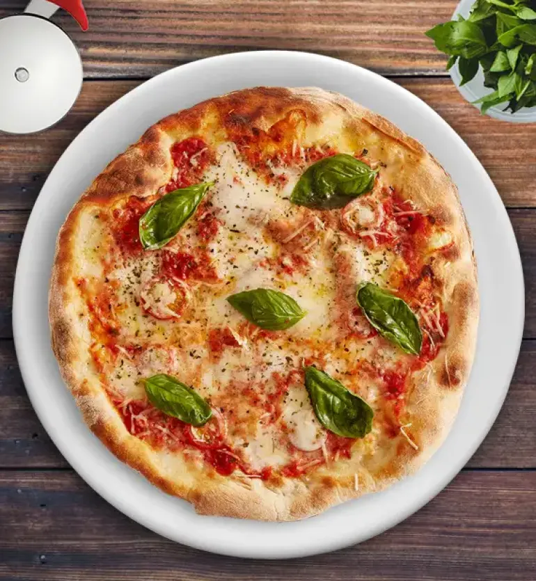 LUBIANA TINA Talerz do pizzy 35 cm | biała porcelana