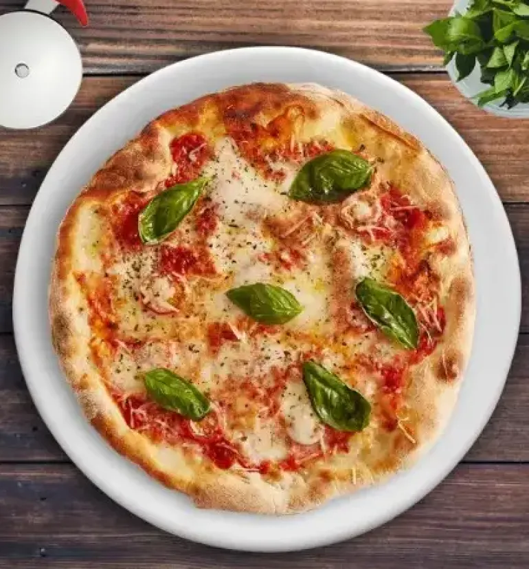 LUBIANA TINA Talerz do pizzy 33 cm | kolorowy nadruk