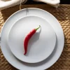 LUBIANA VANILLA Serwis obiadowo - kawowy 65 el dla 12 osób | biała porcelana