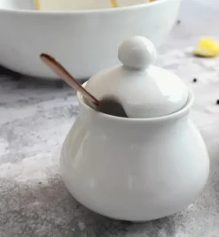 LUBIANA VANILLA Serwis obiadowy 40 el dla 12 osób | biała porcelana