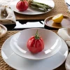 LUBIANA VANILLA Serwis obiadowo - kawowy 120 el dla 24 osób | biała porcelana