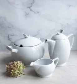 LUBIANA VANILLA Serwis obiadowo - kawowy 79 el dla 12 osób | biała porcelana