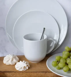 LUBIANA VANILLA Serwis obiadowy 48 el dla 12 osób | biała porcelana