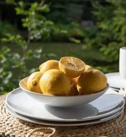 LUBIANA VANILLA Serwis obiadowy 48 el dla 12 osób | biała porcelana
