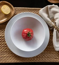 LUBIANA VANILLA Serwis obiadowy 48 el dla 12 osób | biała porcelana