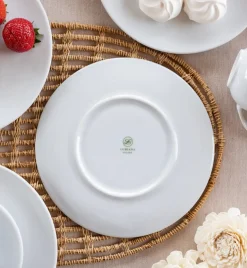 LUBIANA VANILLA Serwis obiadowy 96 el dla 24 osób | biała porcelana