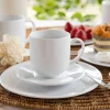 LUBIANA VANILLA 6x Filiżanka 250 ml + spodek 14 cm | biały | porcelana luzem