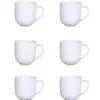 LUBIANA VANILLA 6x Kubek 550 ml | biały | porcelana luzem