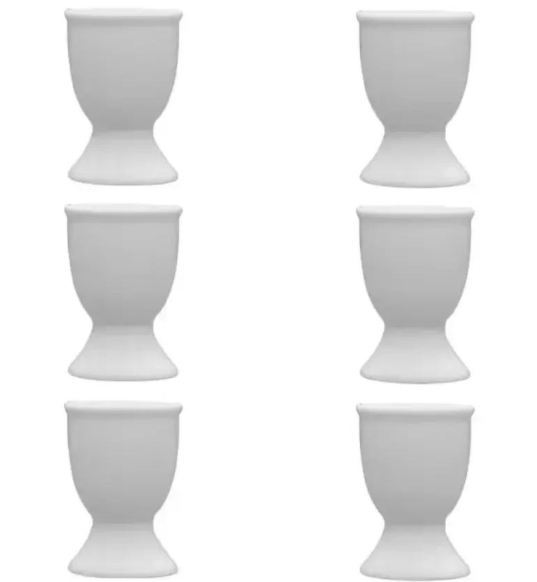 LUBIANA VICTORIA 6 x kieliszek do jajek / porcelana