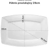LUBIANA VICTORIA 30 x Półmis / półmisek 28 cm