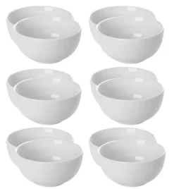 LUBIANA WERSAL Salaterka 13,5 cm x 12 sztuk | porcelana luz