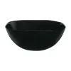 LUMINARC CARINE BLACK Salaterka kwadratowa 27 cm | szkło hartowane