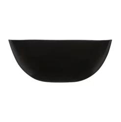 LUMINARC CARINE BLACK Salaterka kwadratowa 27 cm | szkło hartowane