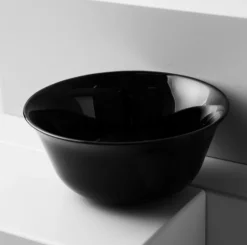 LUMINARC CARINE BLACK 18x Salaterka 12 cm | szkło hartowane