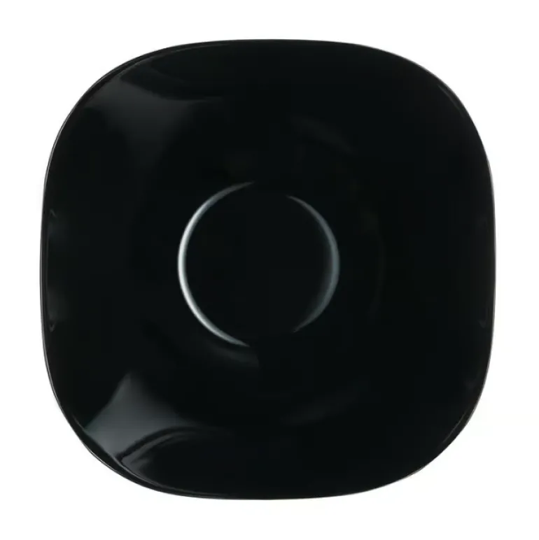 LUMINARC CARINE BLACK 18x Salaterka kwadratowa 27 cm | szkło hartowane