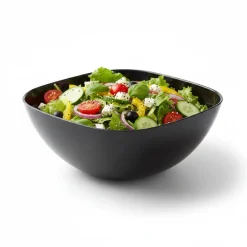 LUMINARC CARINE BLACK 18x Salaterka kwadratowa 27 cm | szkło hartowane