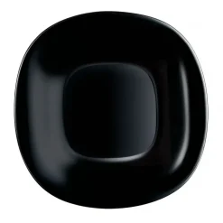 LUMINARC CARINE BLACK 12x Talerz deserowy 19 cm | szkło hartowane