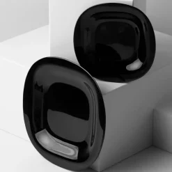 LUMINARC CARINE BLACK 18x Talerz deserowy 19 cm | szkło hartowane