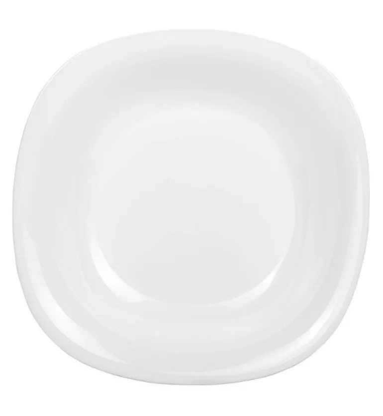 LUMINARC CARINE WHITE Talerz głęboki 21 cm | szkło hartowane | L5406