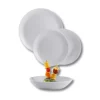LUMINARC DIWALI GRANIT Komplet obiadowy 19 el dla 6 os / szkło hartowane | P2920