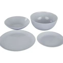 LUMINARC DIWALI GRANIT Komplet obiadowy 19 el dla 6 os / szkło hartowane | P2920