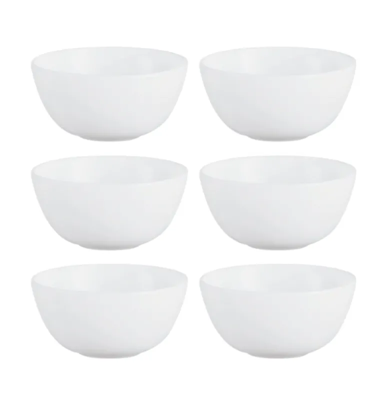 LUMINARC DIWALI WHITE Salaterka 26 cm - 6 SZT. | szkło hartowane | P6229