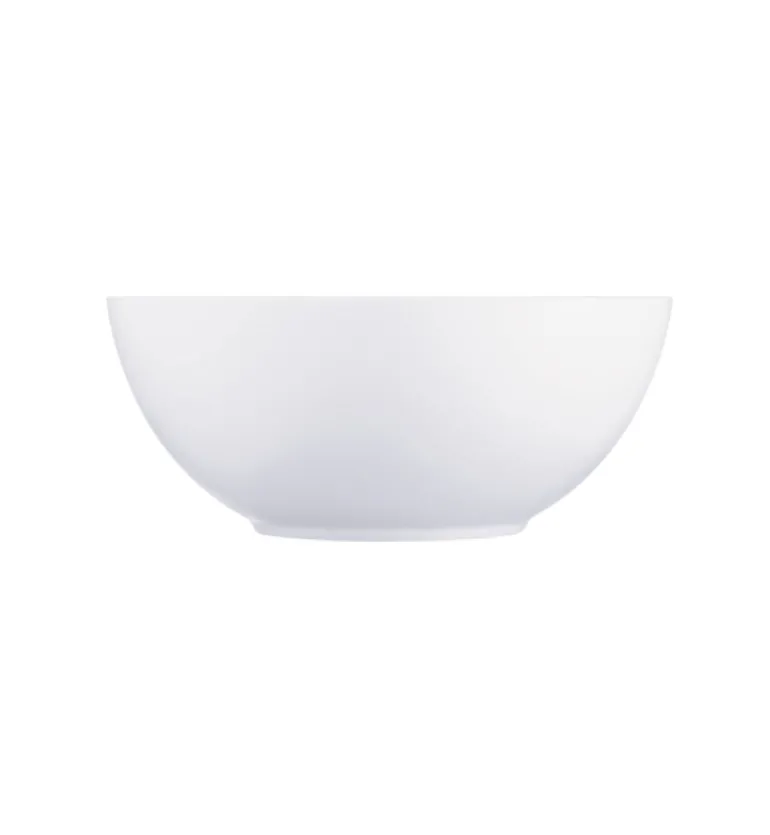 LUMINARC DIWALI WHITE Salaterka 18 cm - 12 SZT. | szkło hartowane | L4604